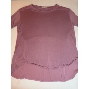 Cotton On‎ High Low Hem Tee Size L Mauve Pink Short Sleeve Flowy Soft Top